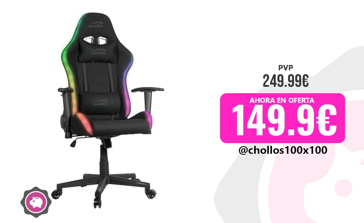 Silla Gaming Personal Speedlink Regys RGB Silla Para Gaming - Silla