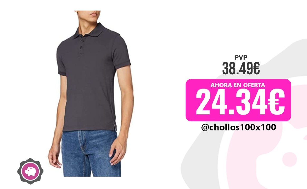 Polo Crewline Helly Hansen Hombres Crewline Polo, Ébano, M Polo