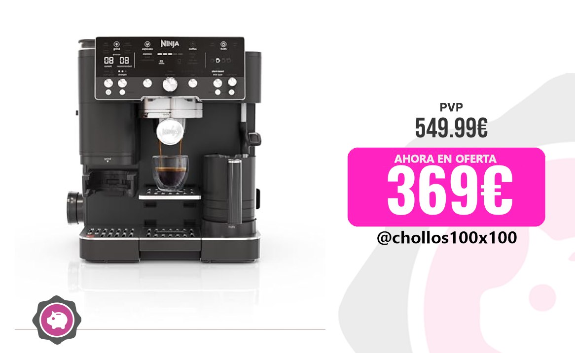 Ninja Luxe Ninja Luxe Premier Cafetera 3 En 1 Para Espresso, Cold Brew