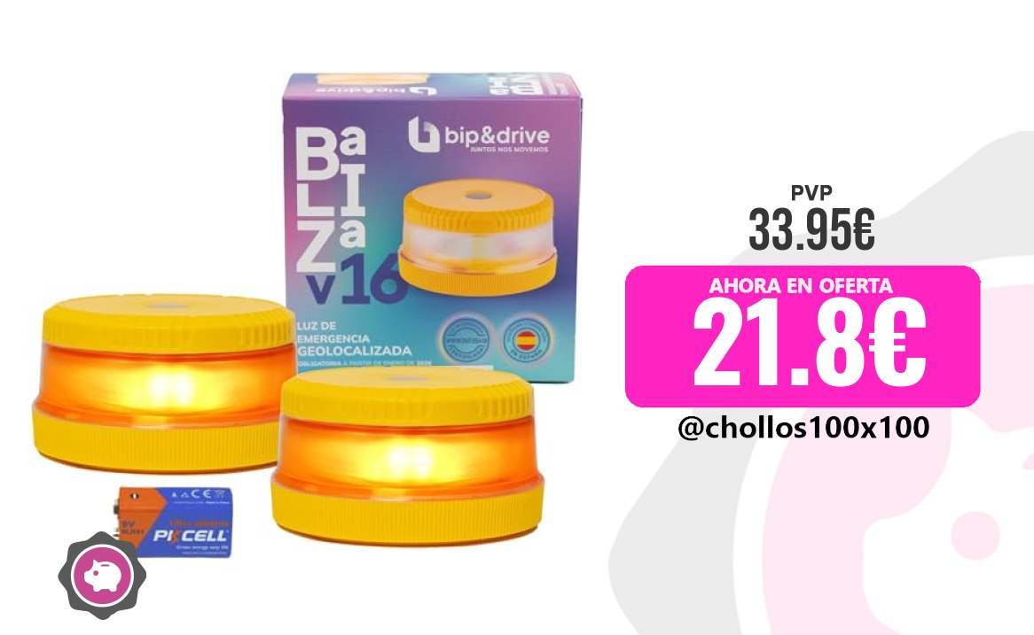 Baliza Homologada Y Accesorios De Coche Baliza V16 Homologada Dgt Con