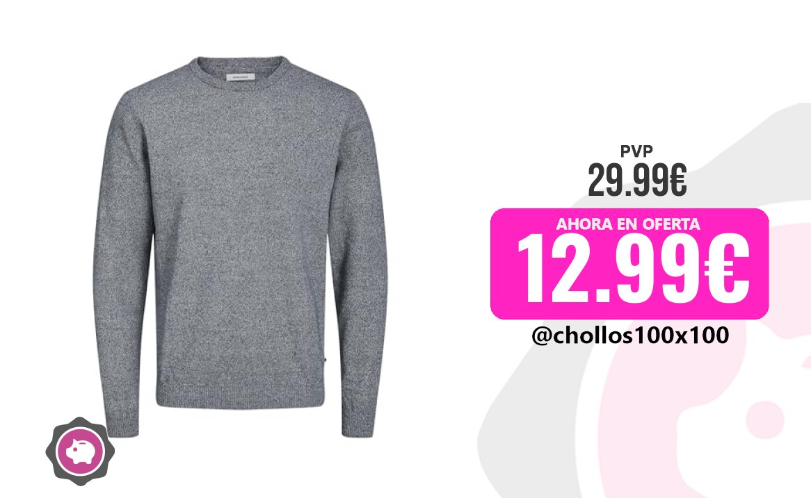 Jack & Jones Jack & Jones Jjebasic Knit Crew Neck Noos, Suéter Para Hom