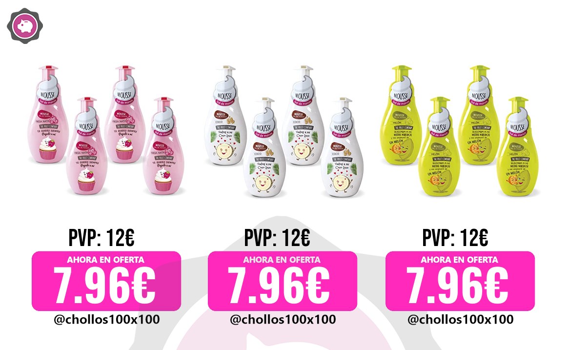 Chollazos The Fruit Company The Fruit Company 26300013 - Jabón De Manos Espuma Mousse, F