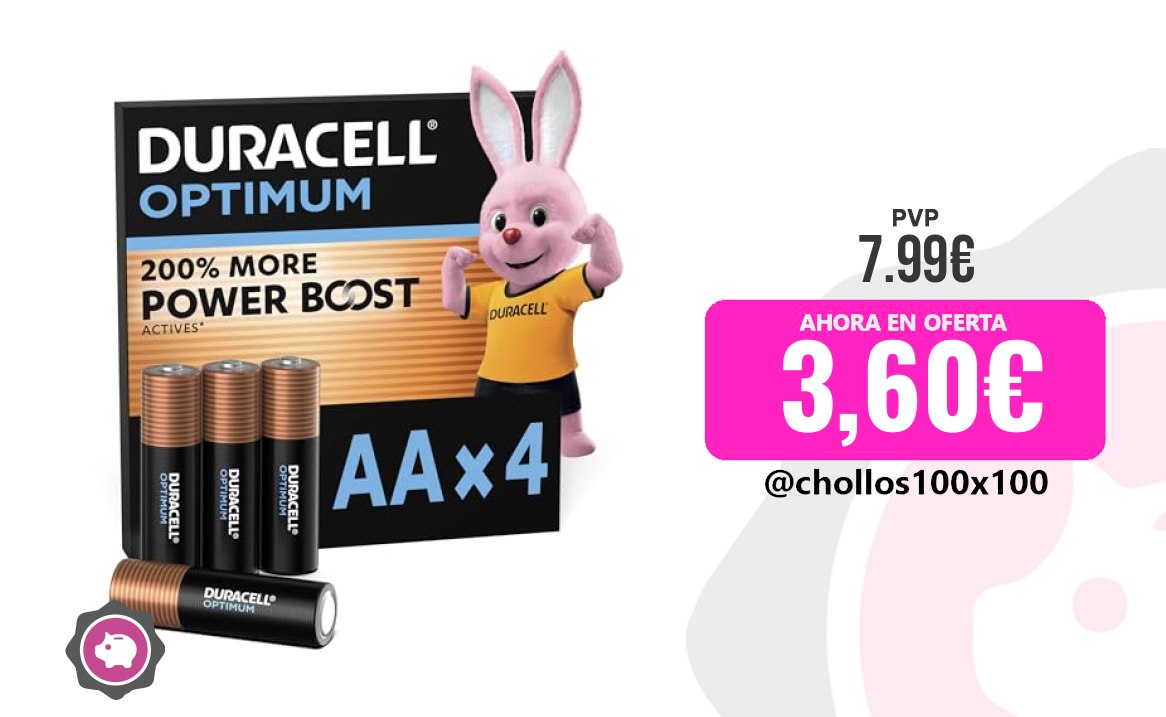Duracell Optimum Duracell Optimum Pilas Aa (Paquete De 4) – Pi
