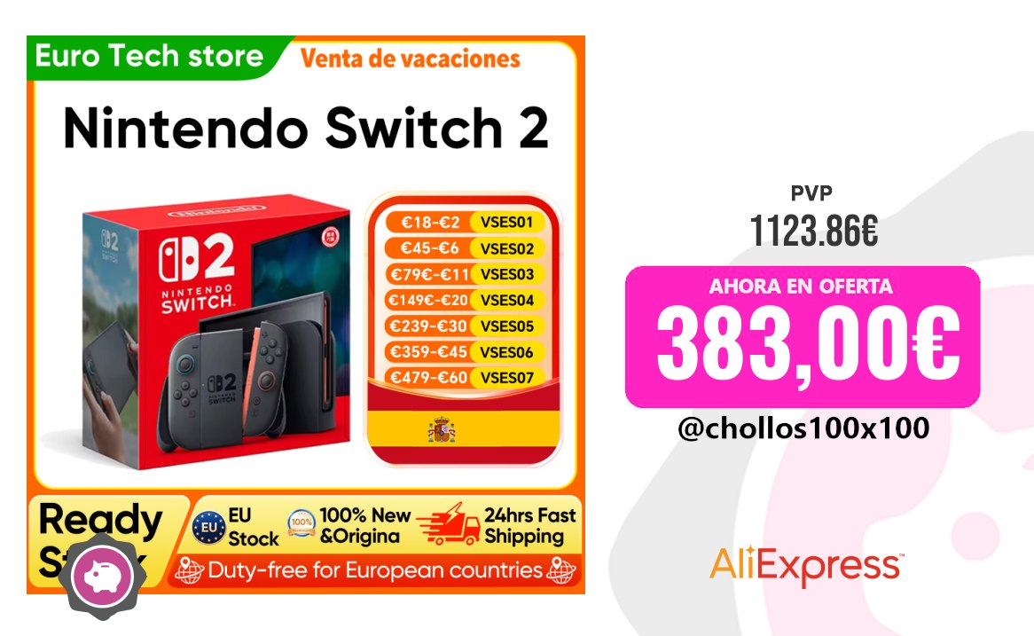 Nintendo Switch Nintendo Switch 2, Pantalla De 7.9'', Controles Joy-Con, Aud