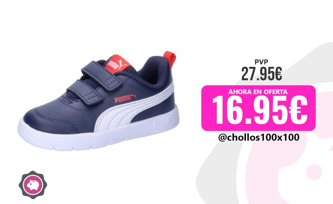 Puma Courtflex Puma Unisex Kids Courtflex V3 V Inf Sneaker, Puma Navy