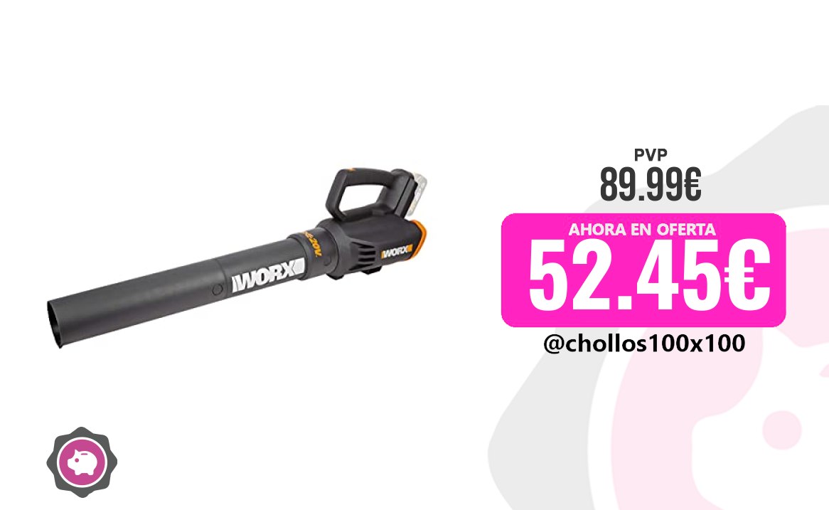 Worx Soplador Del Hogar Worx Soplador 20V Worxair Powershare Wg547