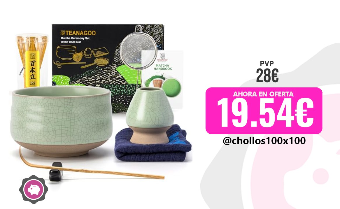 Kit Matcha Teanagoo Te Matcha Kit, Matcha Kit 7 Piezas De Batidor Con
