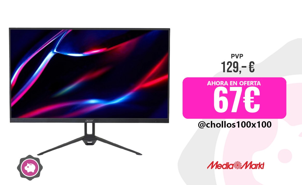 Monitor Acer Monitor Gaming - Acer Nitro Kg243Yx1Bmipx, 24" Full-HD, 200 Hz