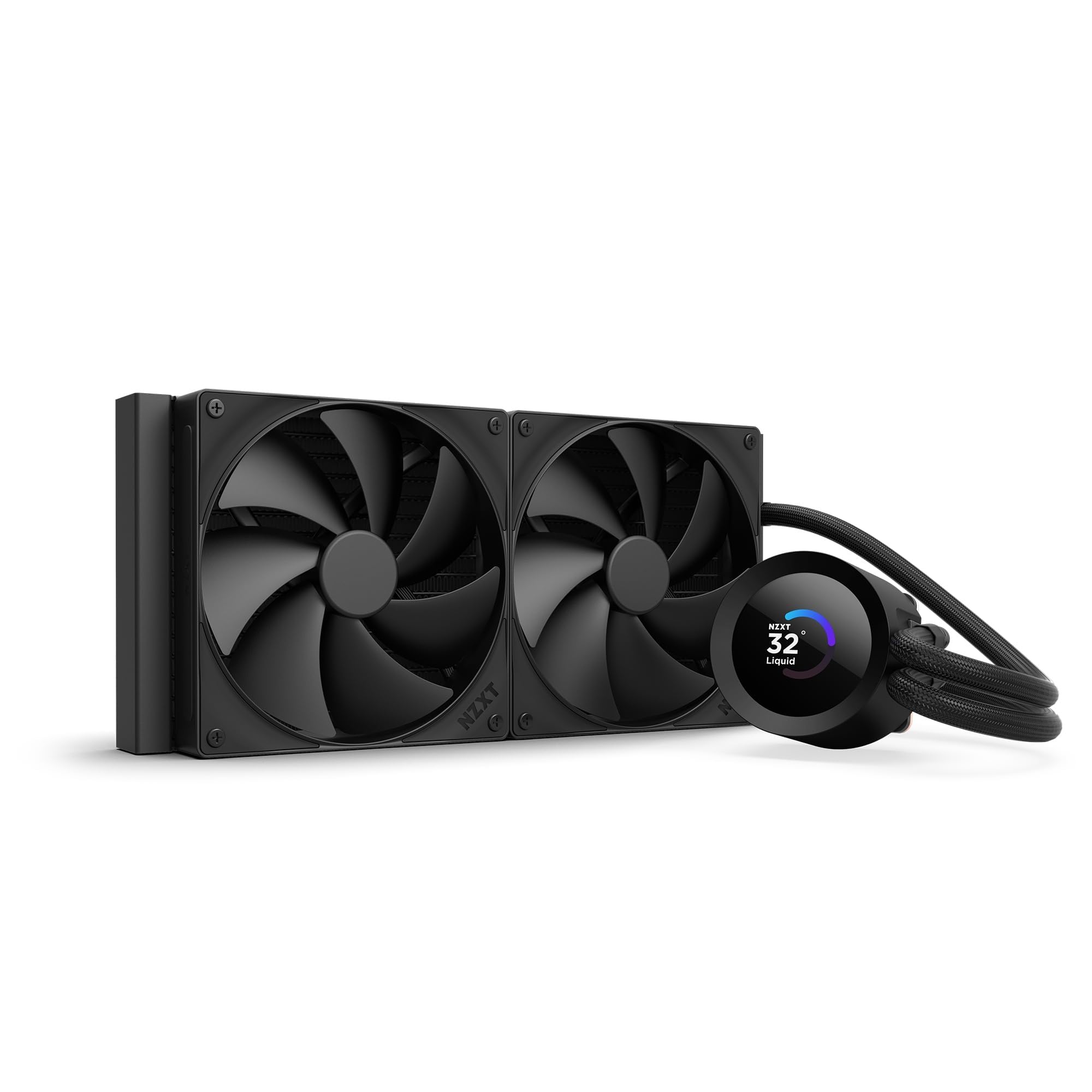 NZXT Kraken Plus 280 – Refrigeración líquida AIO para CPU – Radiador de 280 mm – 2 Ventil