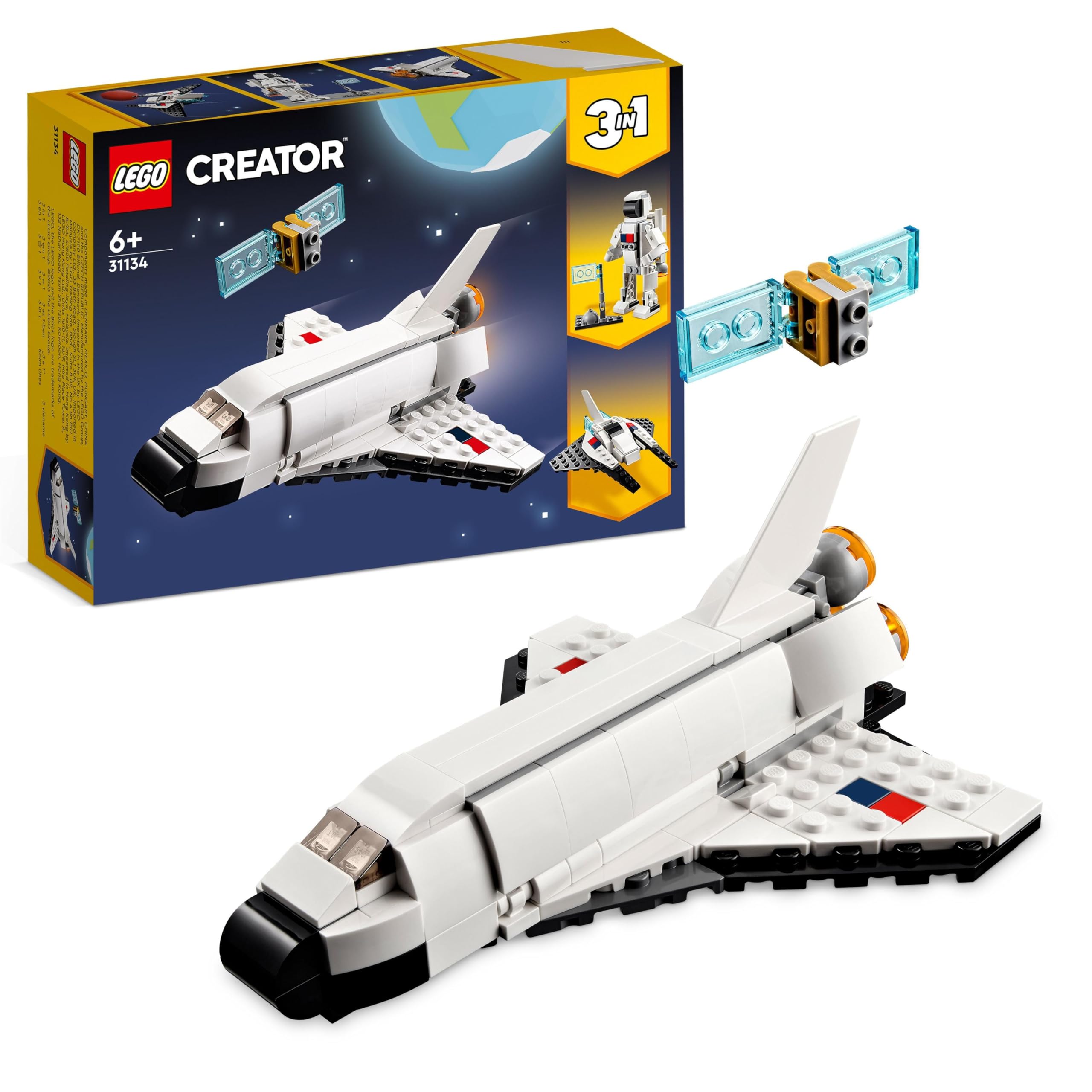 LEGO Creator 3 en 1 Lanzadera Espacial - Juguete de Construcción