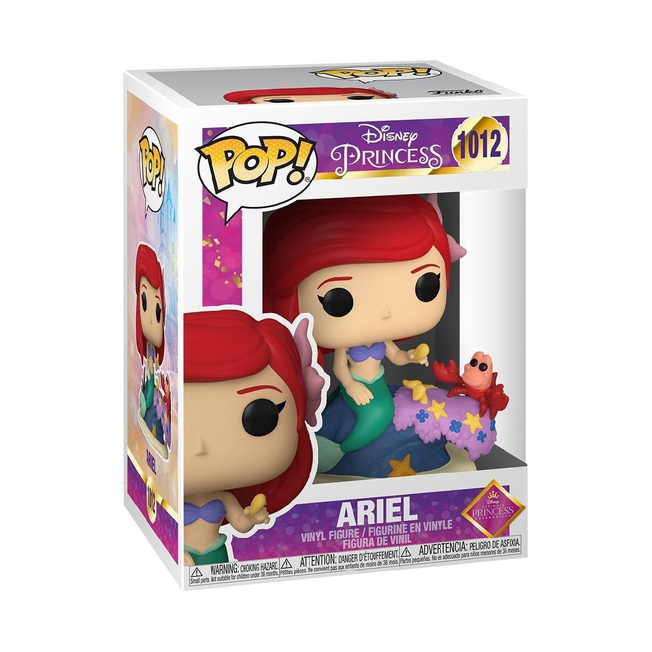 Funko POP! Disney: Ultimate Princesa - Ariel - Disney Princesas - Figuras Miniaturas Coleccionabl