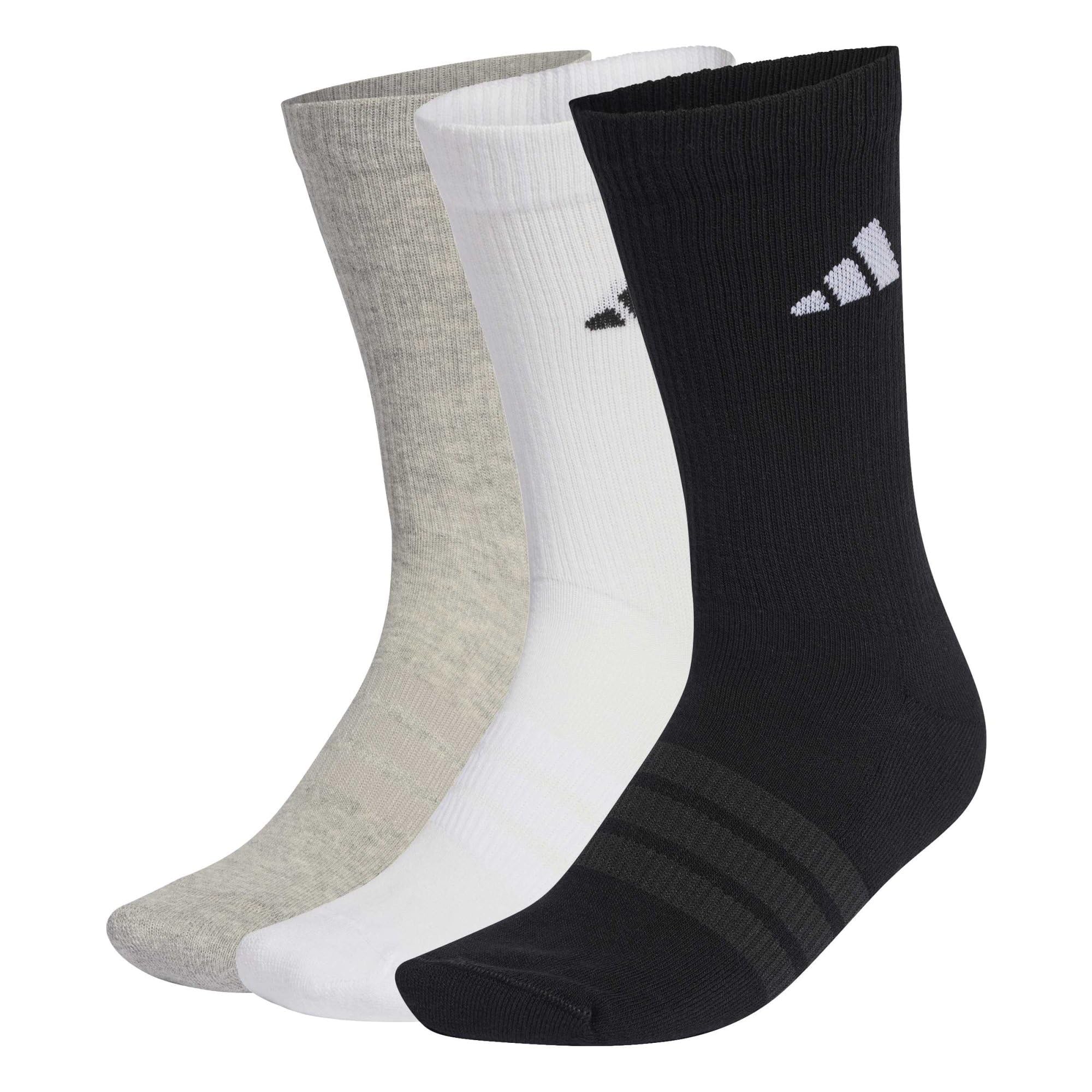 Chollos de Ropa de deporte adidas: Medias deportivas Cushioned Sportswear Crew Socks 3 unidades
