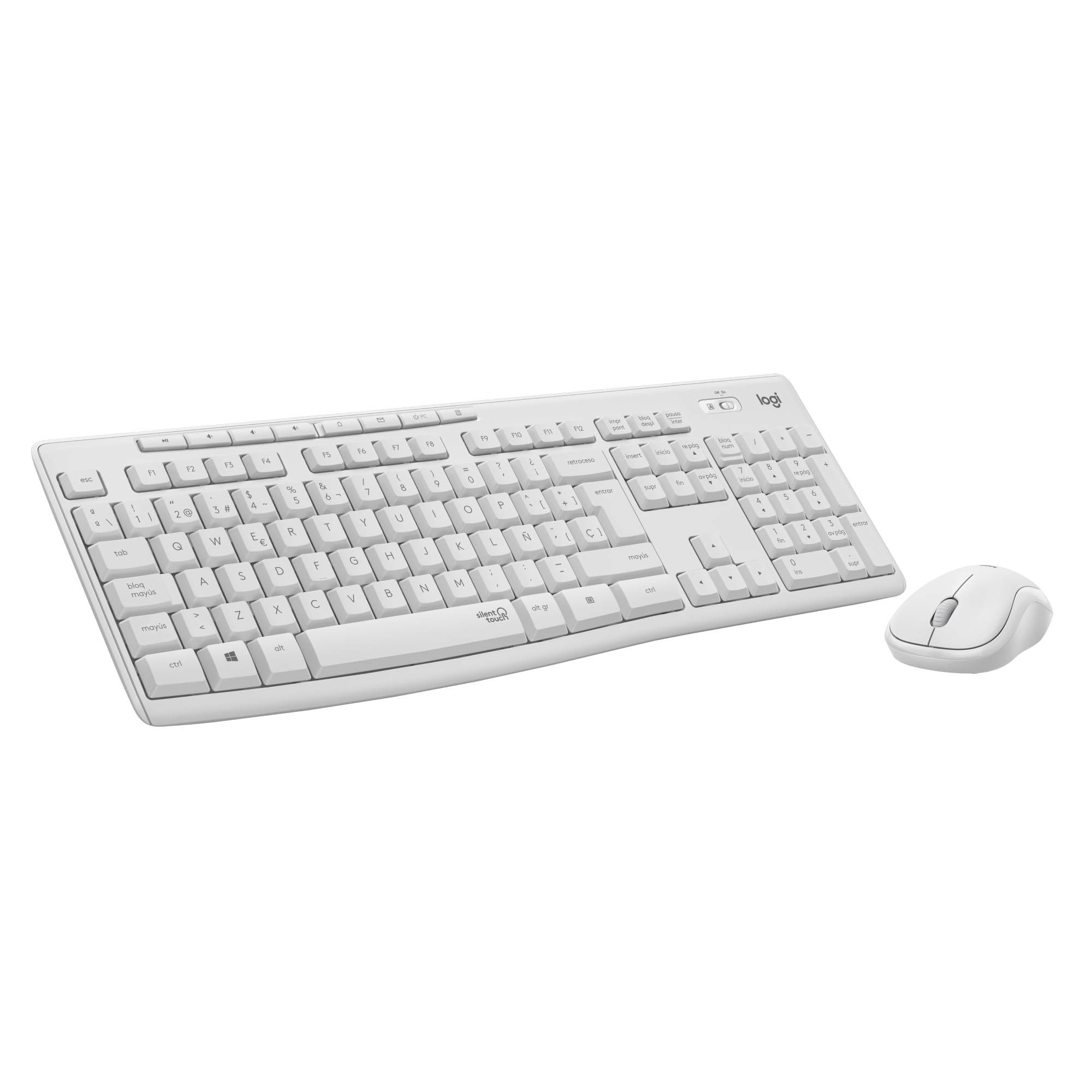 Logitech MK295 Silent Combinación de Teclado y Ratón Inalámbricos con SilentTouch, Seguimiento