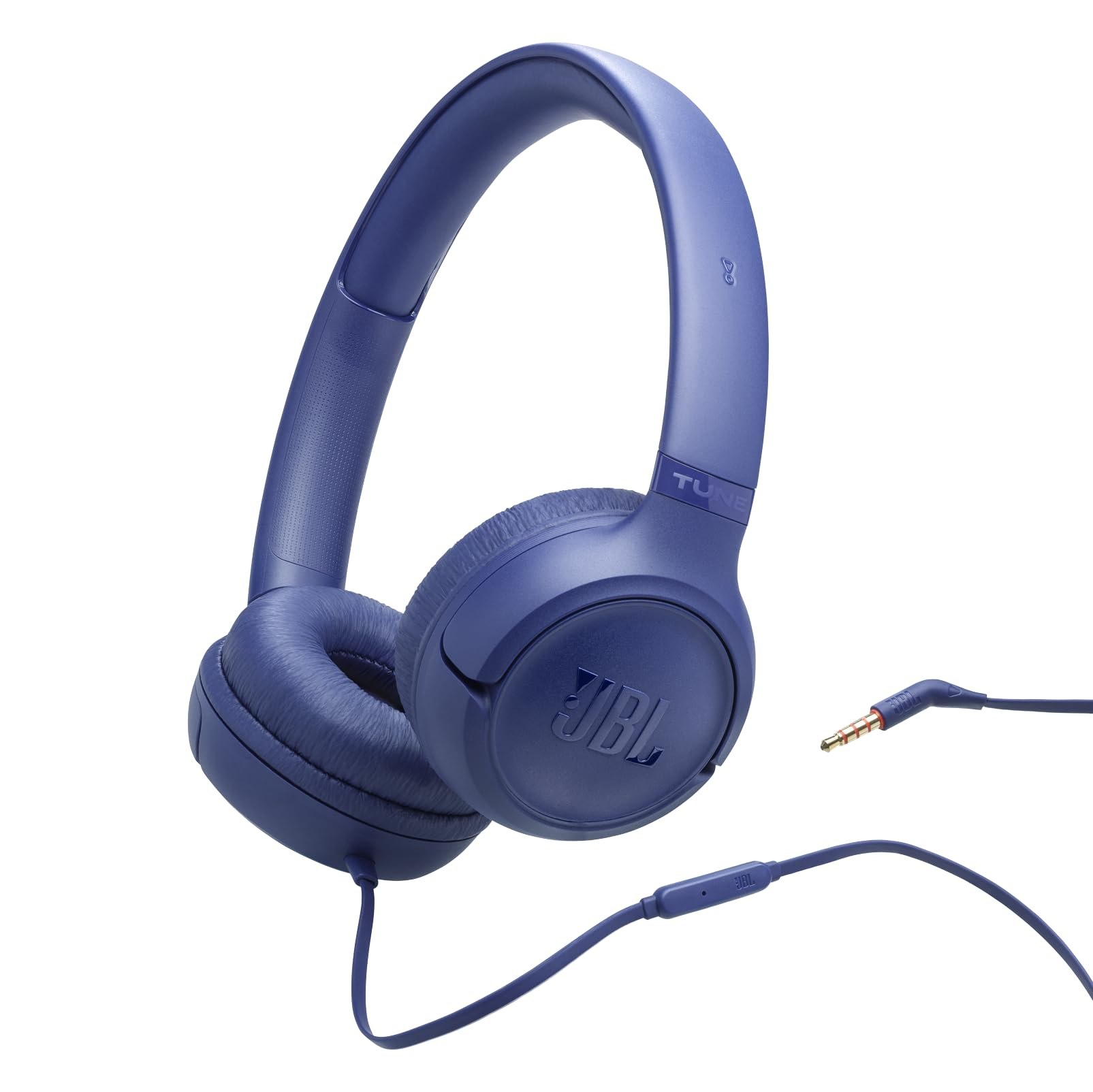 JBL Tune 530 Auriculares con Cable, Ajuste cómodo, micrófono, Sonido JBL Pure Bass, preajustes
