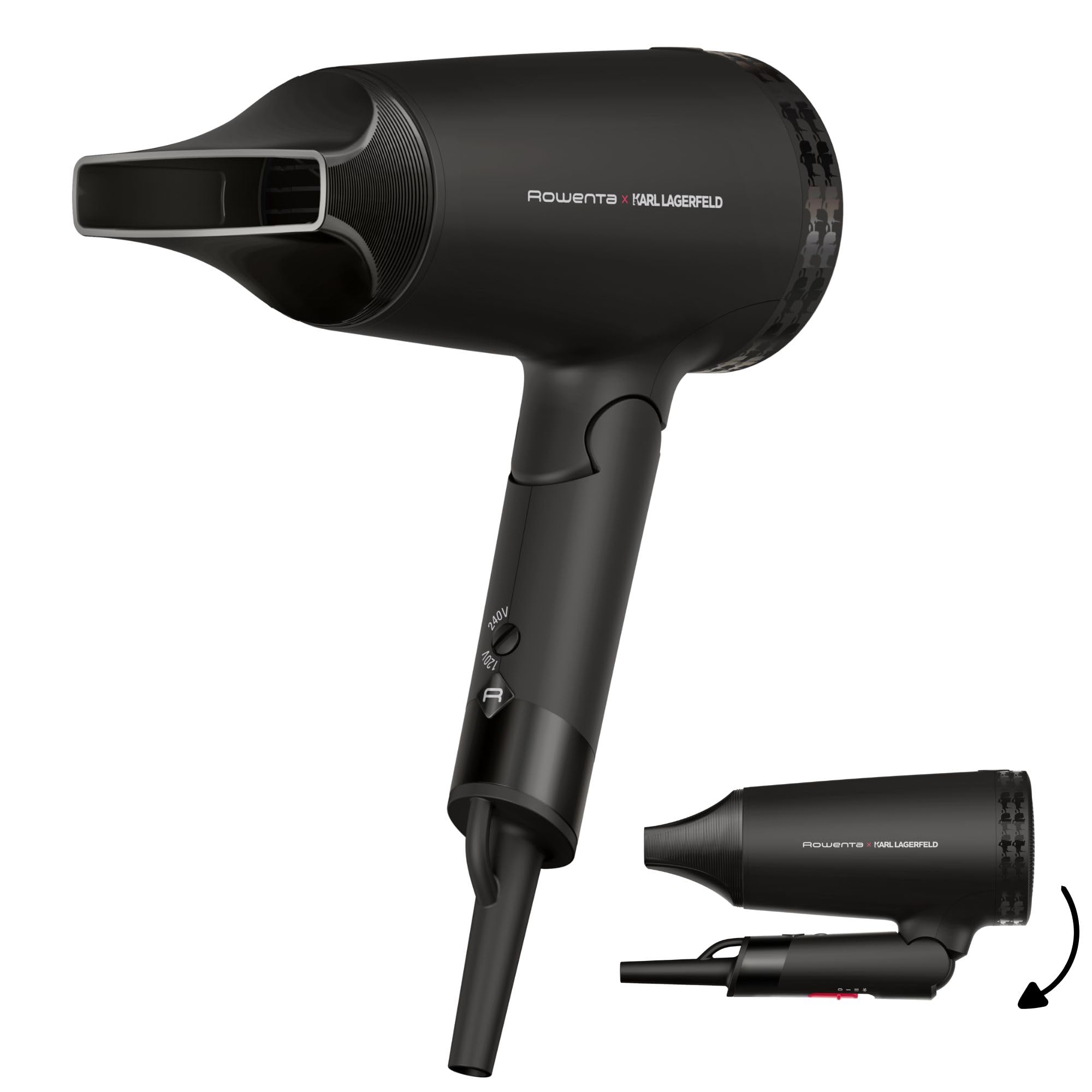 Rowenta x Karl Lagerfeld Express Style - Secador de pelo tecnología, ahorro de energía, alta ef