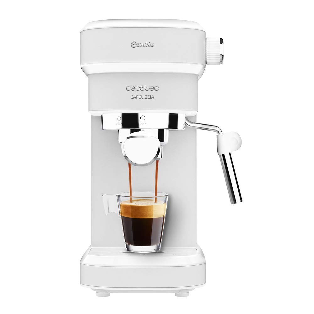 Cecotec Cafetera Express Cafelizzia 790 White - ¡Café perfecto en minutos!