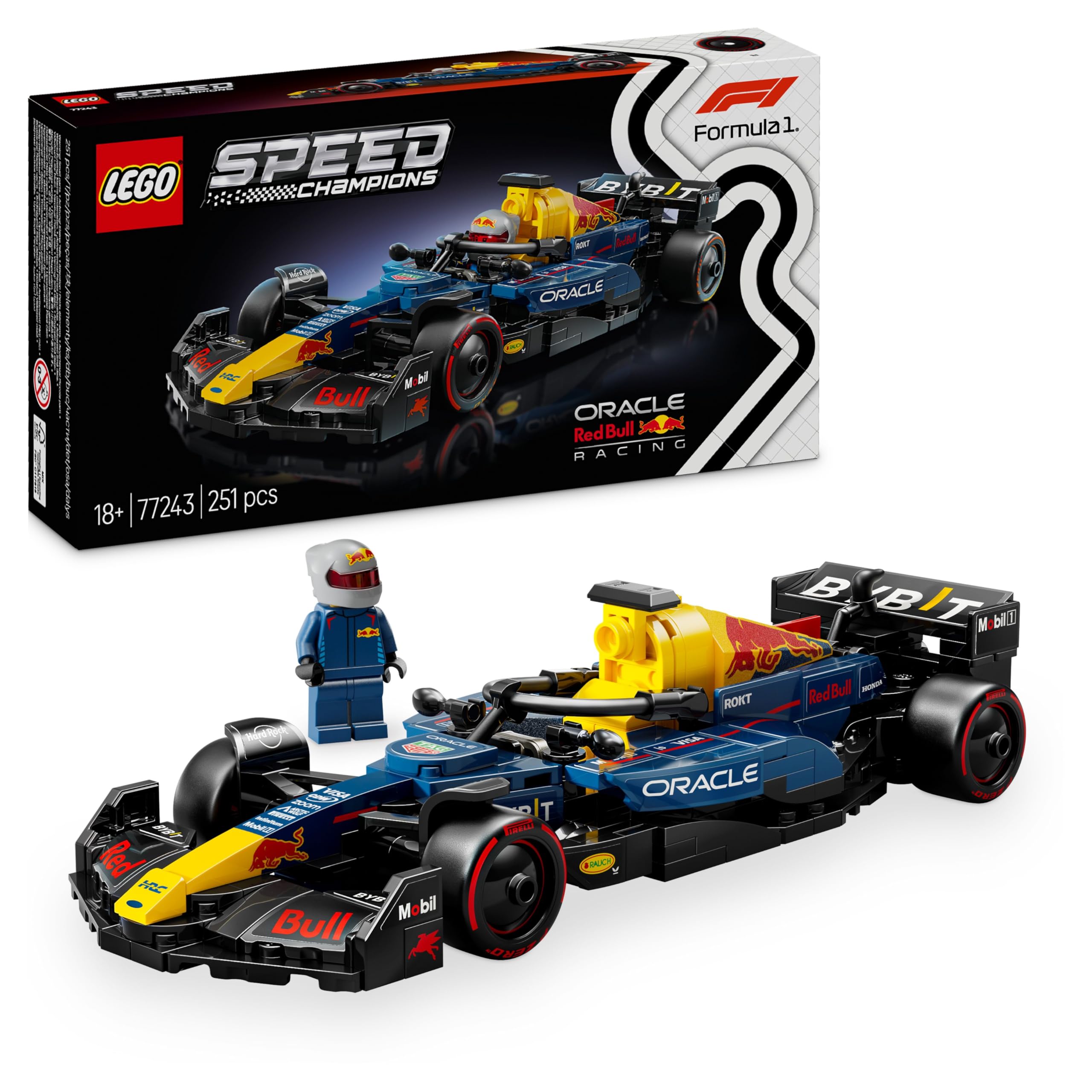 LEGO Speed Champions Coche de Carreras Oracle Red Bull Racing RB20 F1 Maquetas para Construir par