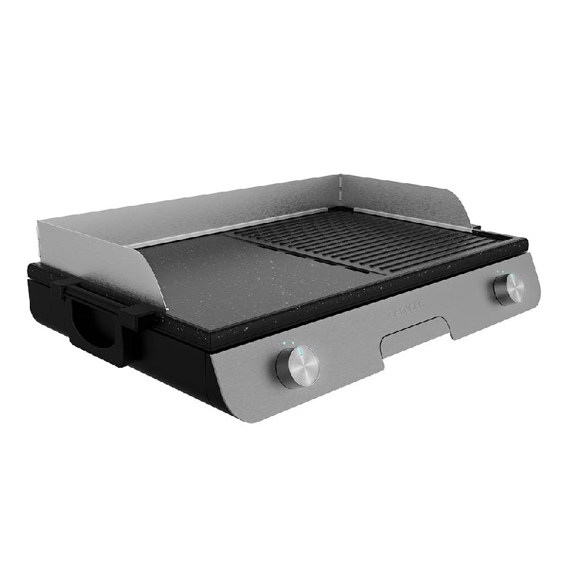 Cecotec Barbacoa Eléctrica de Sobremesa PerfectRoast 3000 Inox. 3000 W, Superficie de cocinado M
