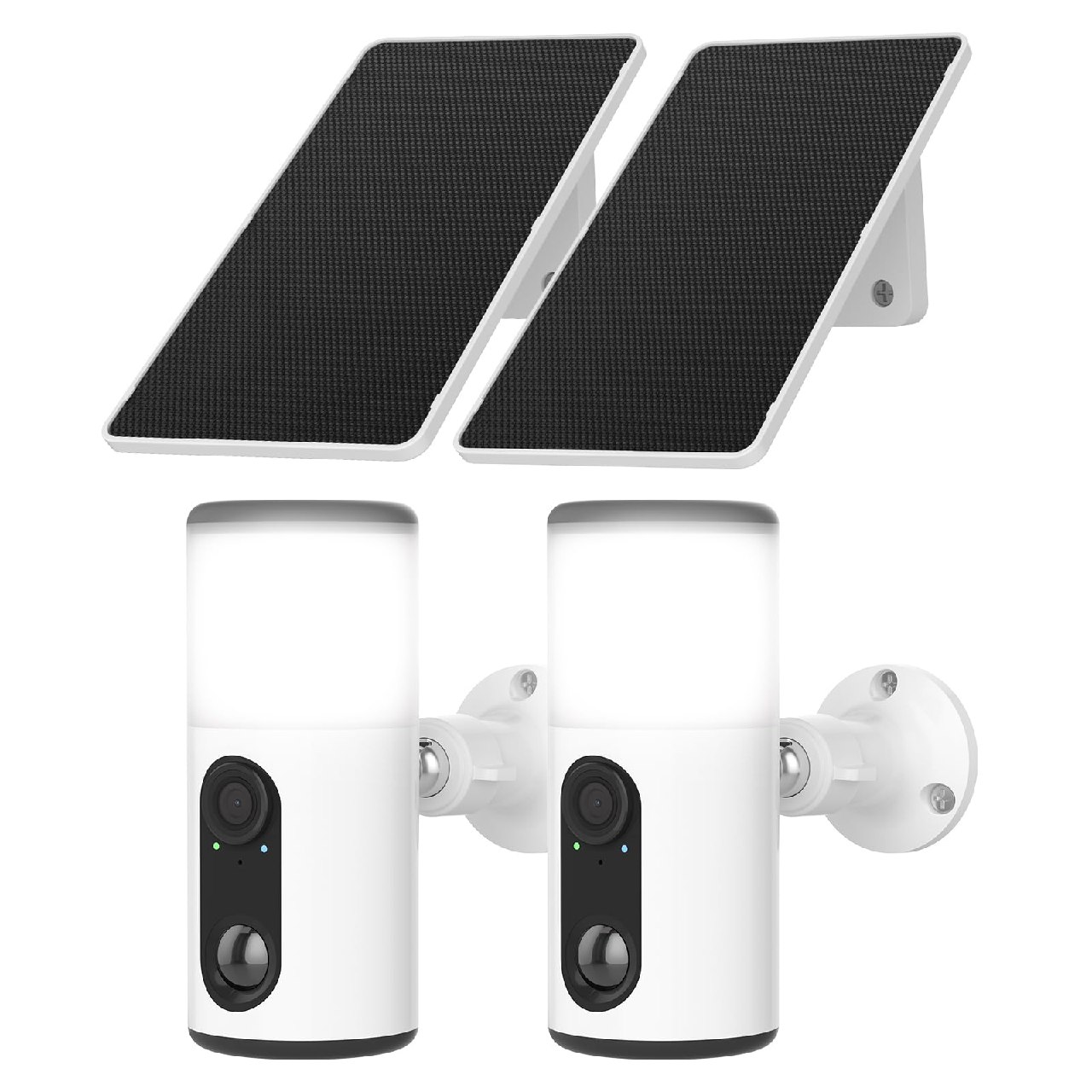 ANRAN 2K Cámara Vigilancia WiFi Exterior con Luz de Pared, Seguridad Cámara Inalámbrica con Pa