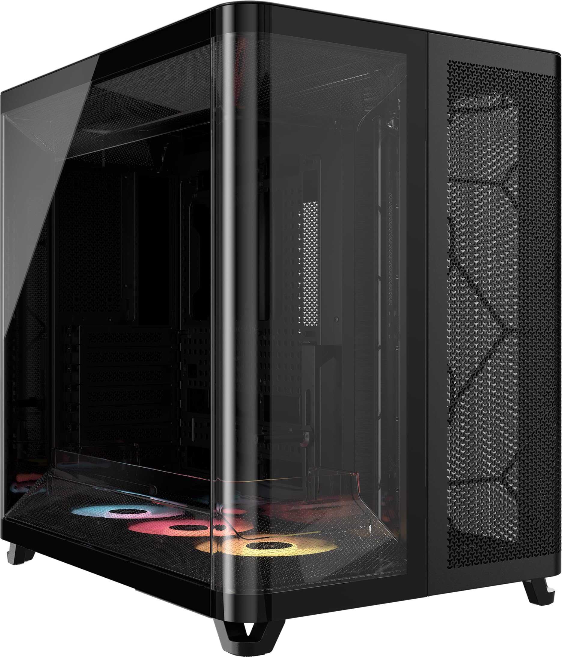 CORSAIR Air 5400 RS-R ARGB Caja para PC semitorre panorámica de Triple cámara – 3 Ventiladore