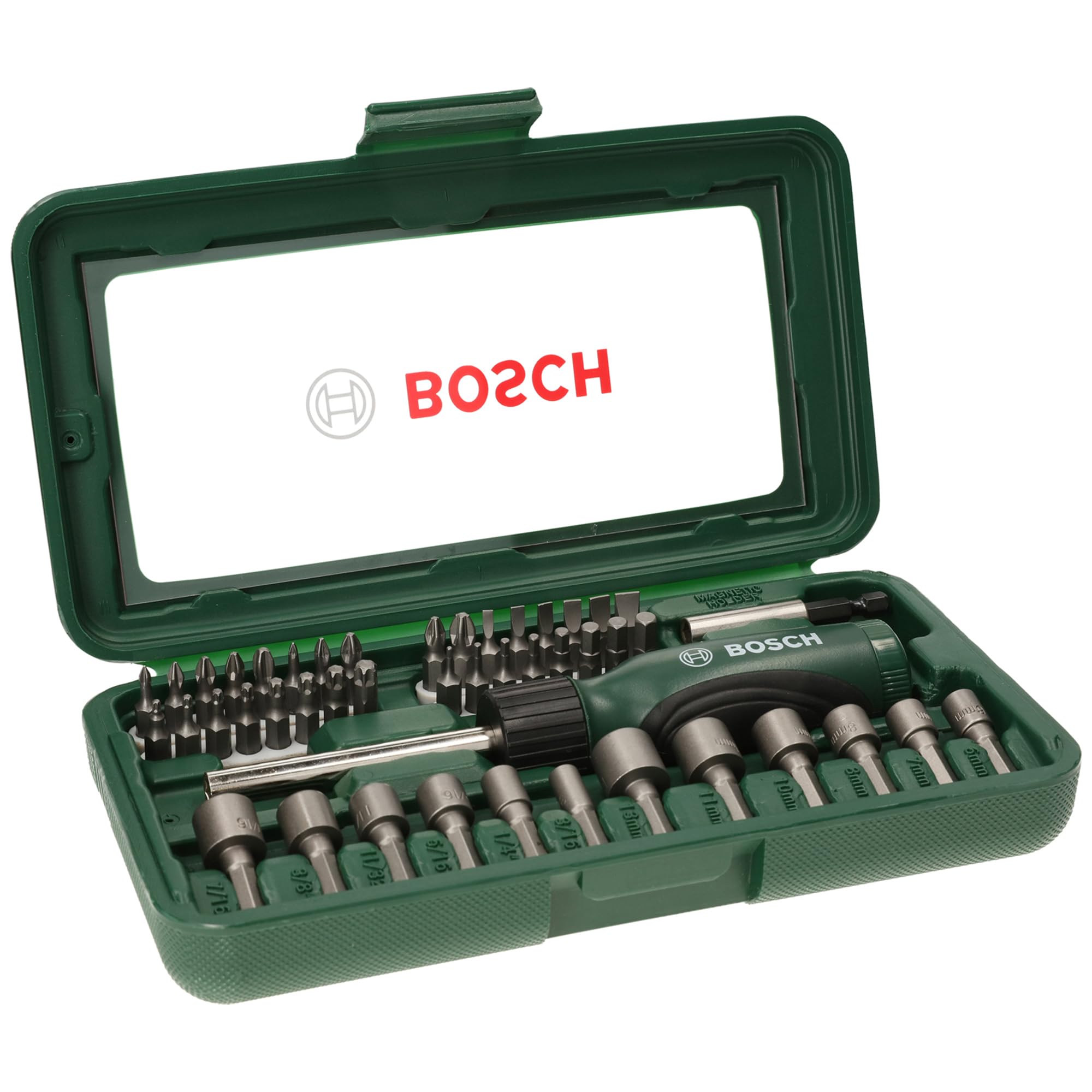 Bosch Set de 46 unidades para atornillar con atornillador manual (accesorios para taladro atornil