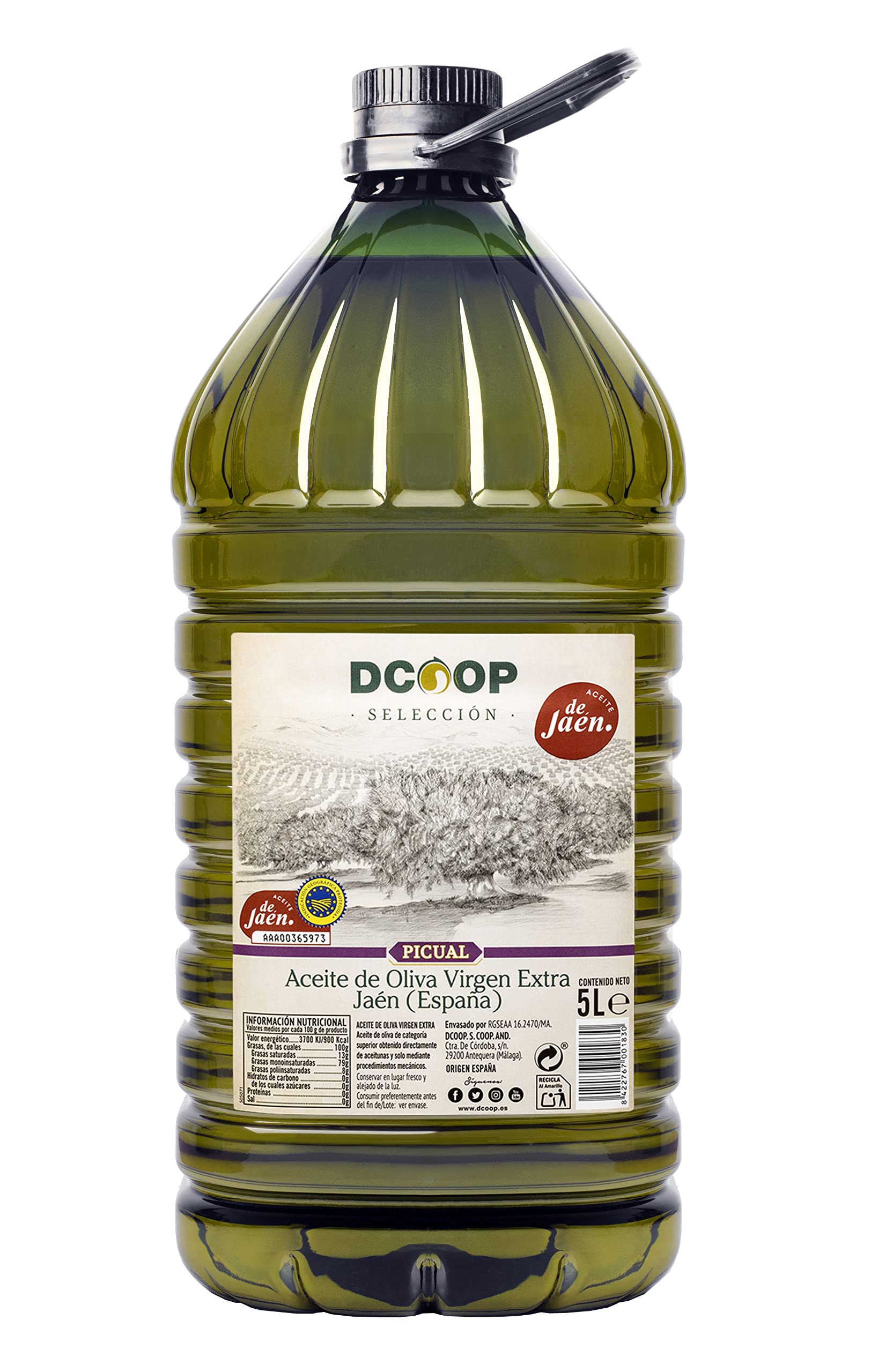 DCOOP Aceite de Oliva Virgen Extra Picual - I.G.P.