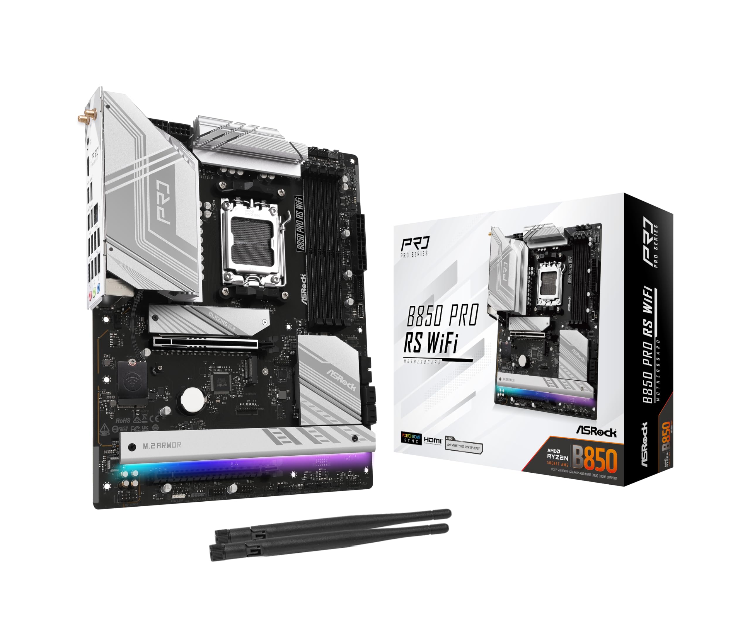 Mb Asrock AMD Am5 B850 Pro Rs Wifi