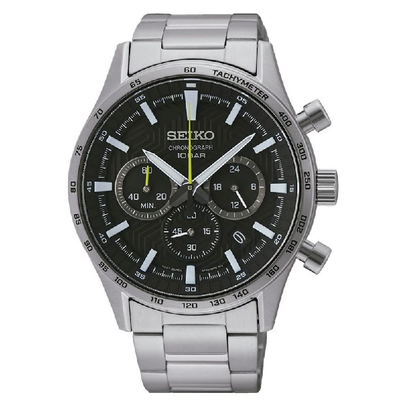 Seiko Reloj Analógico de Cuarzo para Hombre - Negro