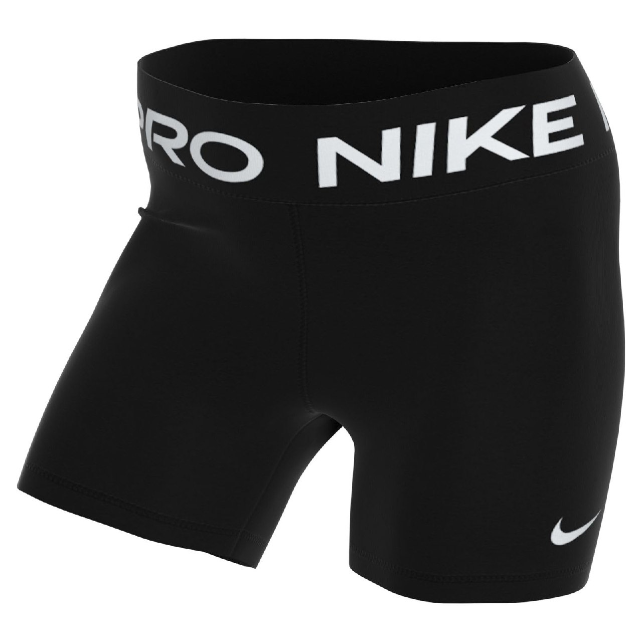 Nike W NP 365 Short 5in Pantalones Cortos, Black/(White), S Mujer
