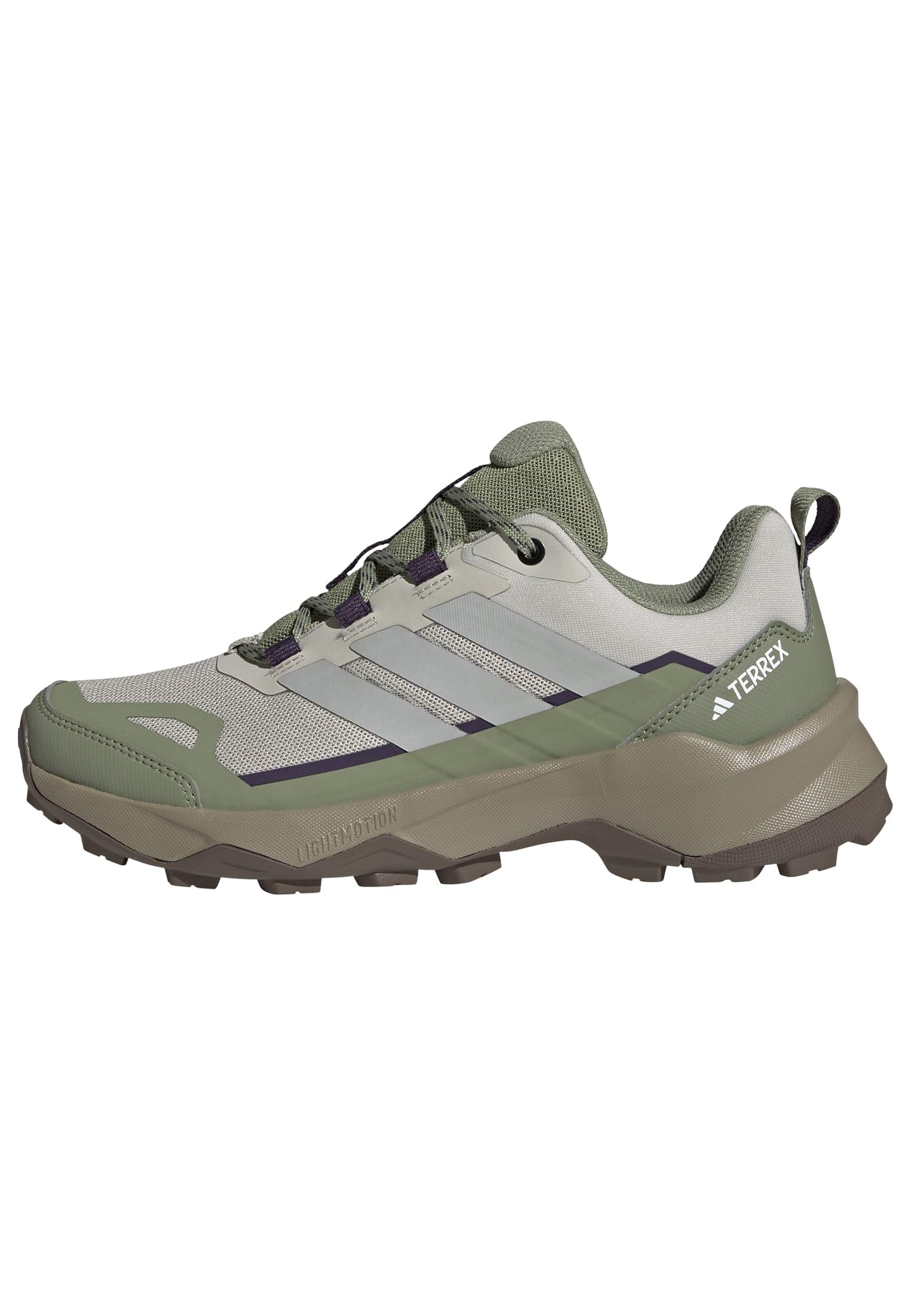 adidas Mujer Terrex Skychaser AX5 Hiking Shoes, Wonder Alumina/Grey Two/Tent Green, 36 2/3 EU