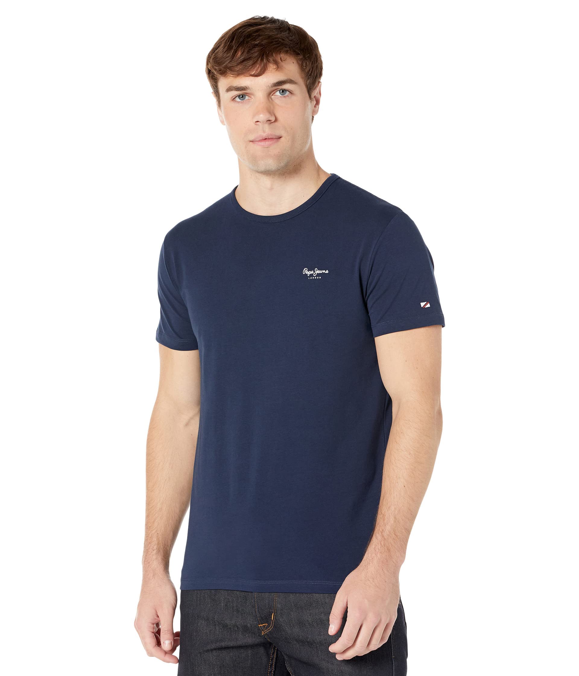 Pepe Jeans Original Basic 3 N: Camiseta Azul para Hombre