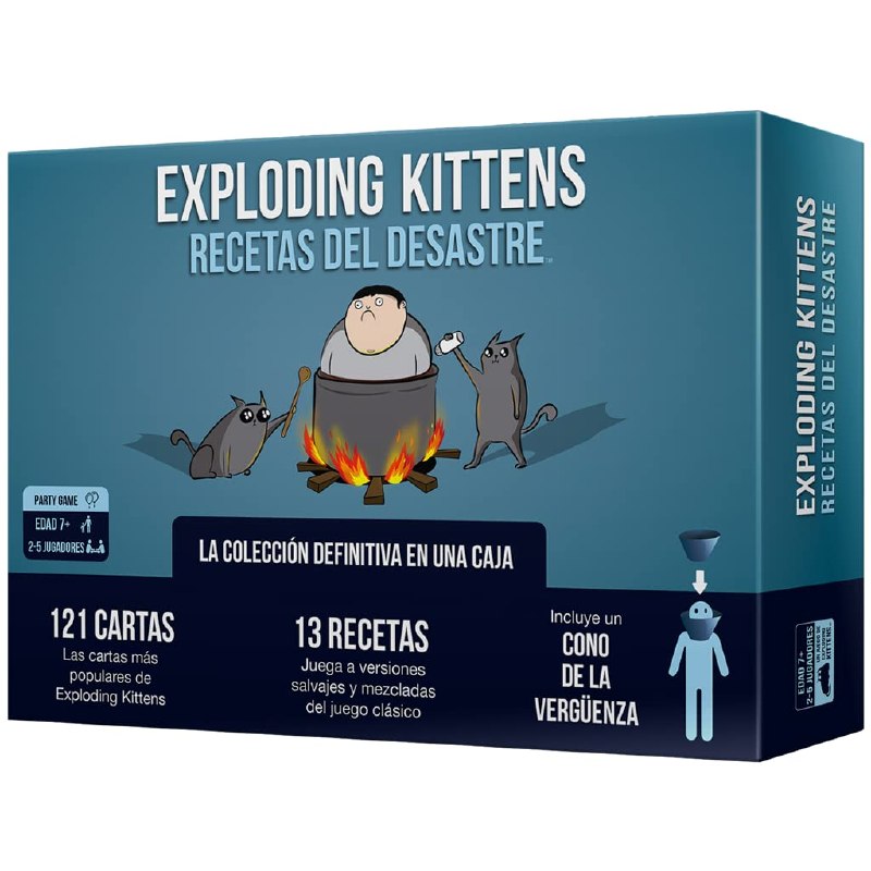 Exploding Kittens Recetas del Desastre - Colección Definitiva