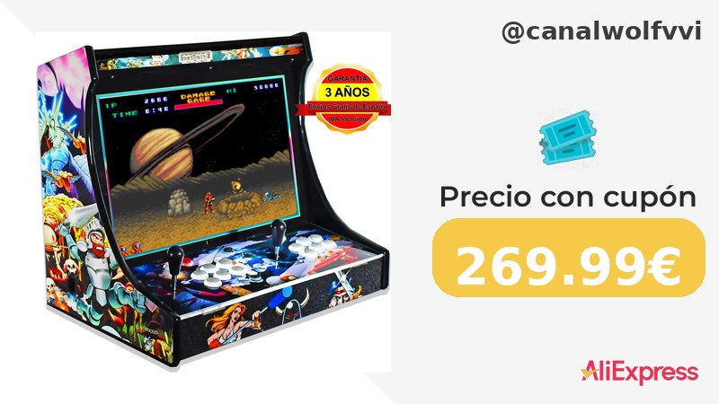 BAJADA DE PRECIO: Arcade Recreativa Bartop 22"