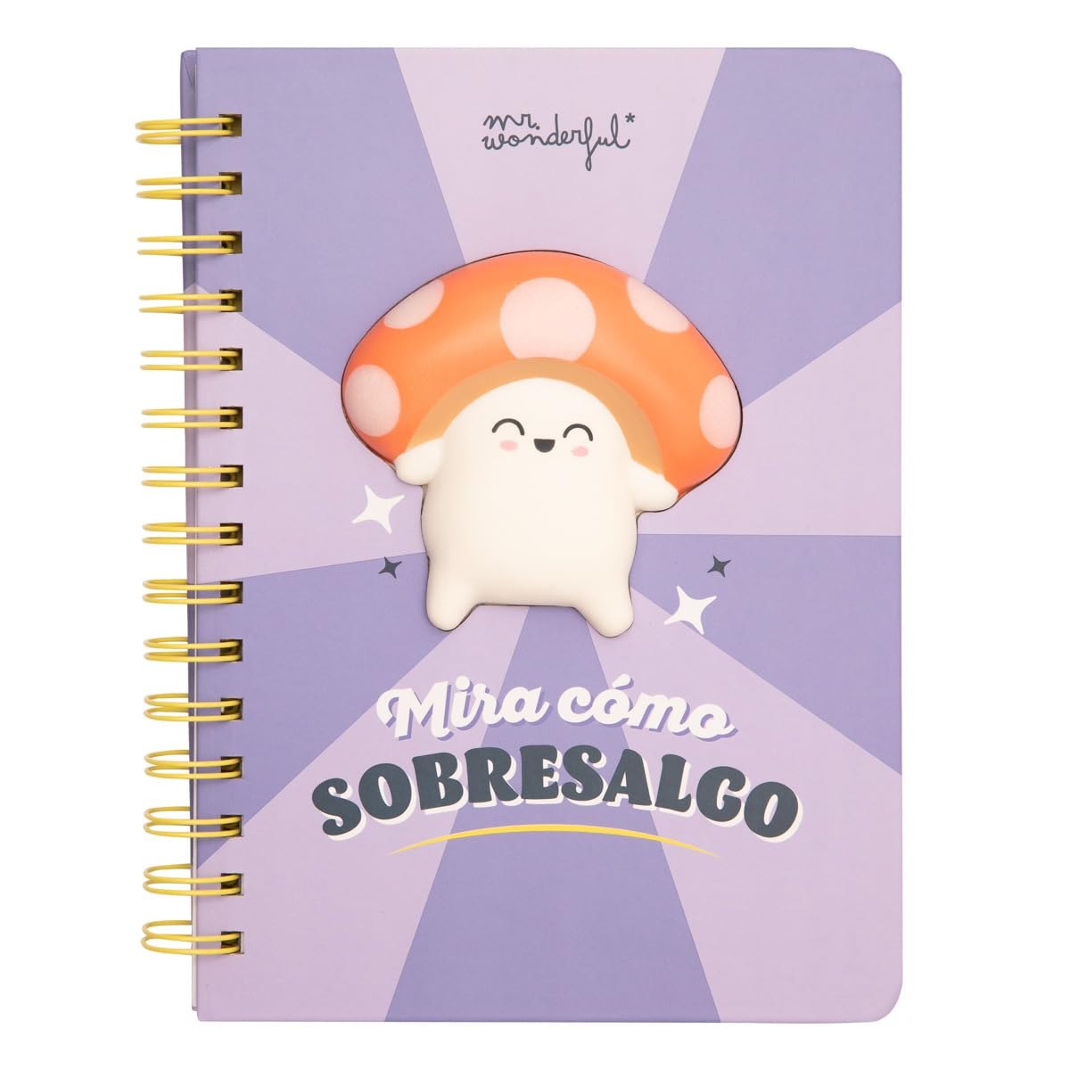 Libreta a5 3d squishy con 160 páginas blancas