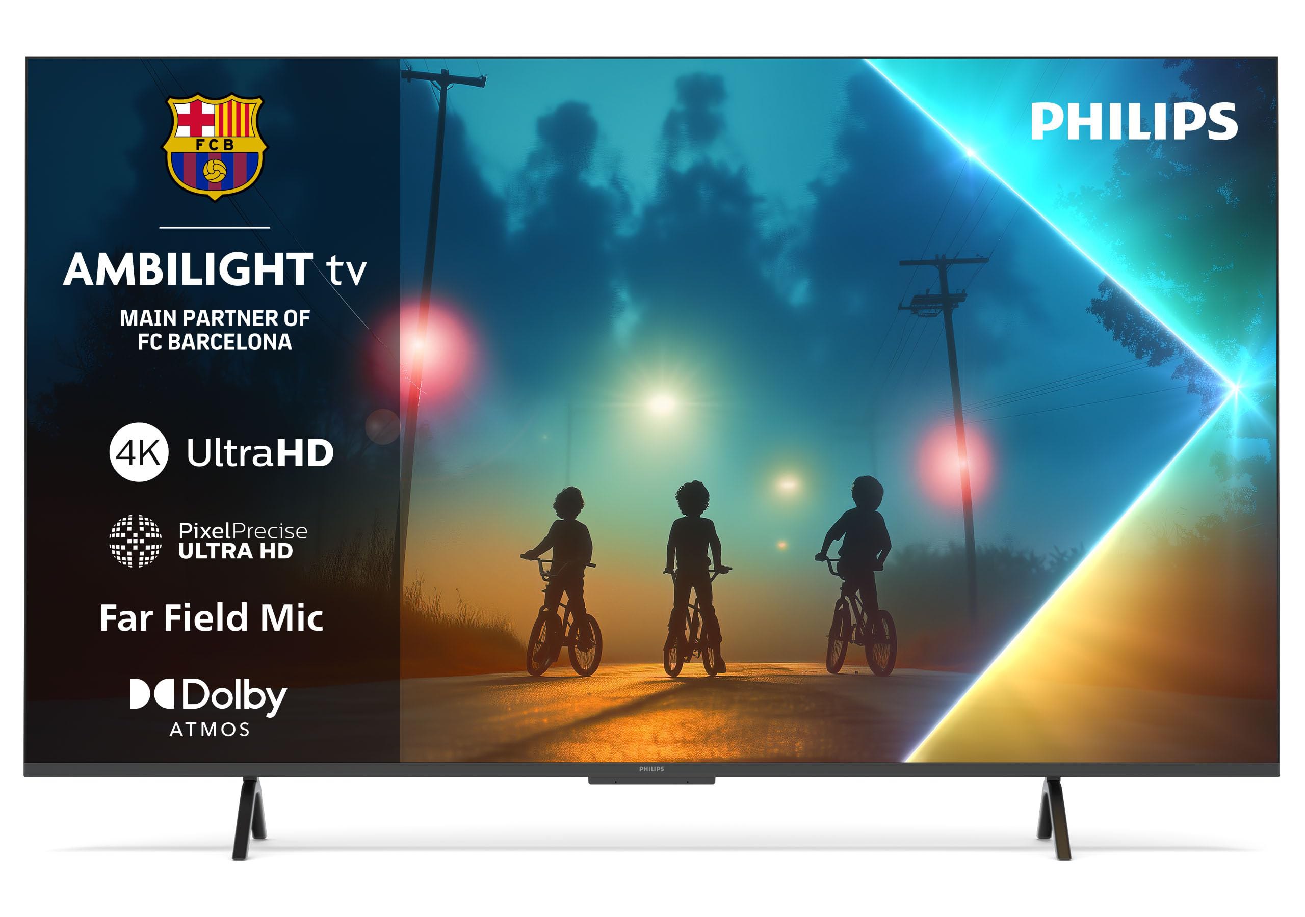 Philips Ambilight 55PUS8200 4K LED Smart TV - Pantalla de 55 Pulgadas con Plataforma Titan OS, Pi