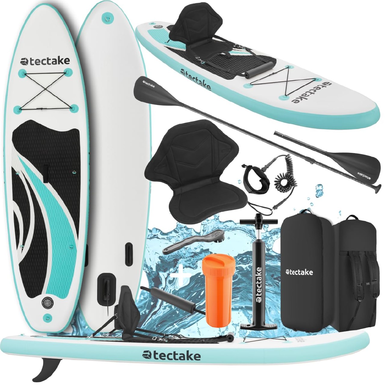 Tabla de Paddle Surf Hinchable tectake