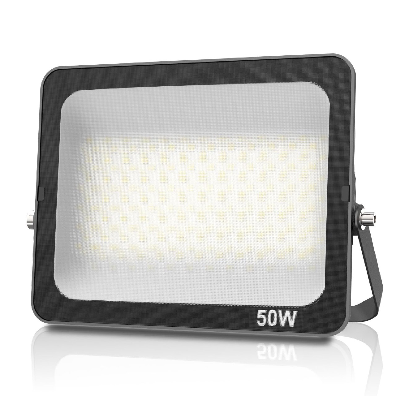 JBdusn Foco LED Exterior 50W, Proyector IP66 Impermeable Luz Exterior 6500K Blanco Frío, Ilumina