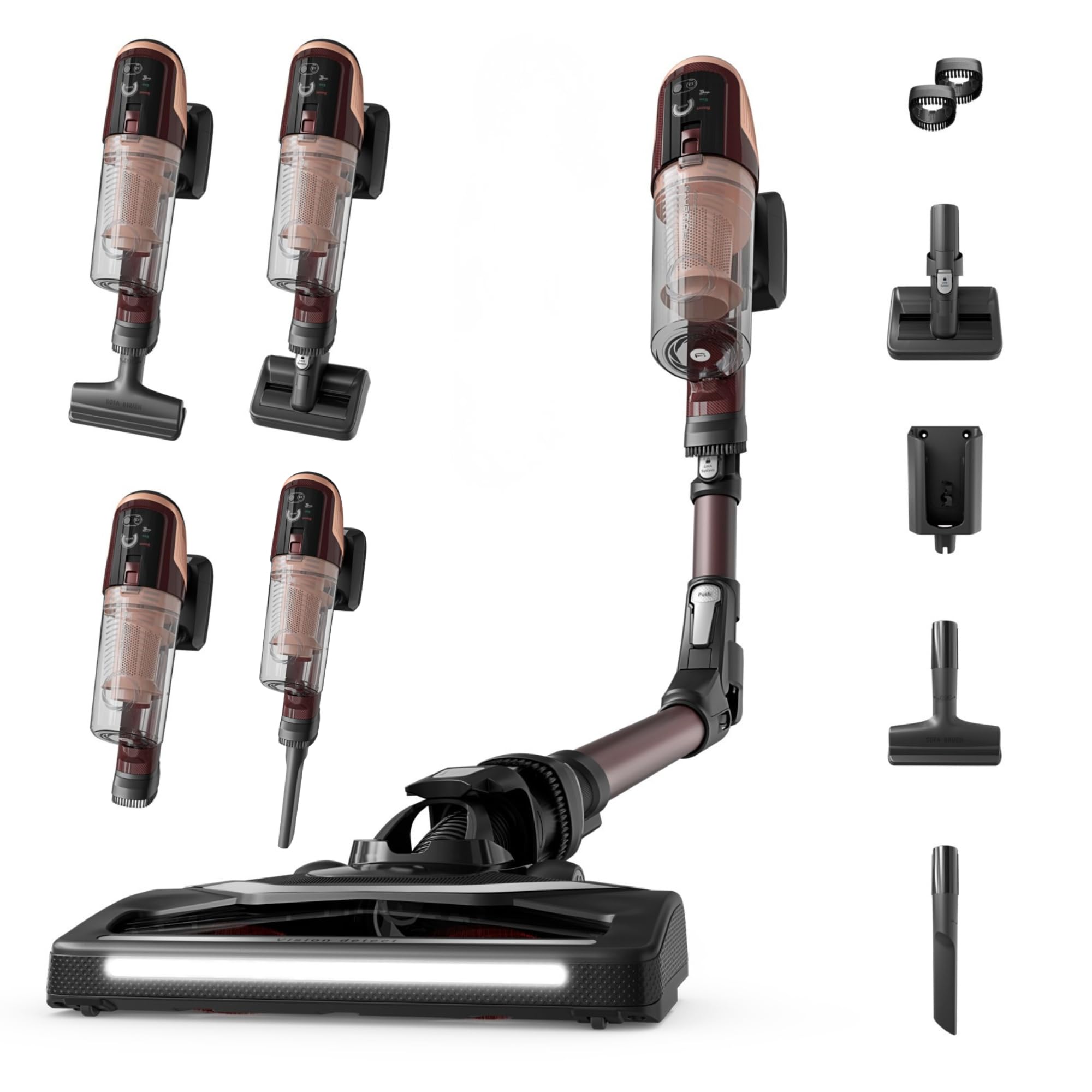 Rowenta X-Pert 6.80 Flex, Aspiradora Escoba Sin Cable, Autonomía de hasta 60 Minutos, con Luces