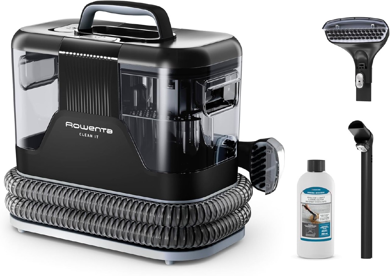 Rowenta Clean It - Aspirador de tapicerías, hasta 12,5 kPa, 400 W, IN5010
