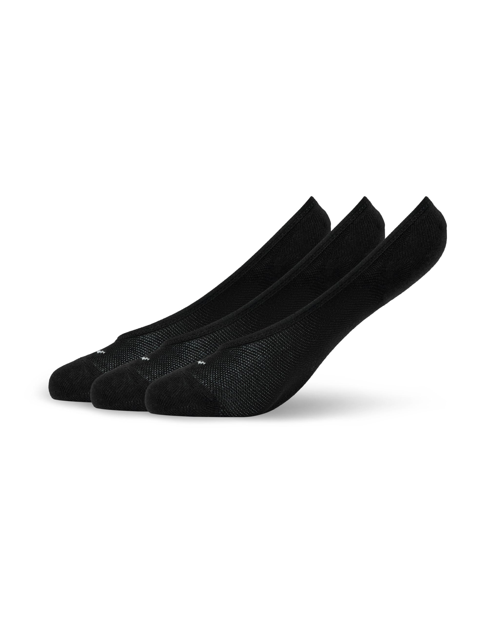 Nike W NK Everyday LTWT Foot 3Pr - New Socks, Mujer, Black/White, M