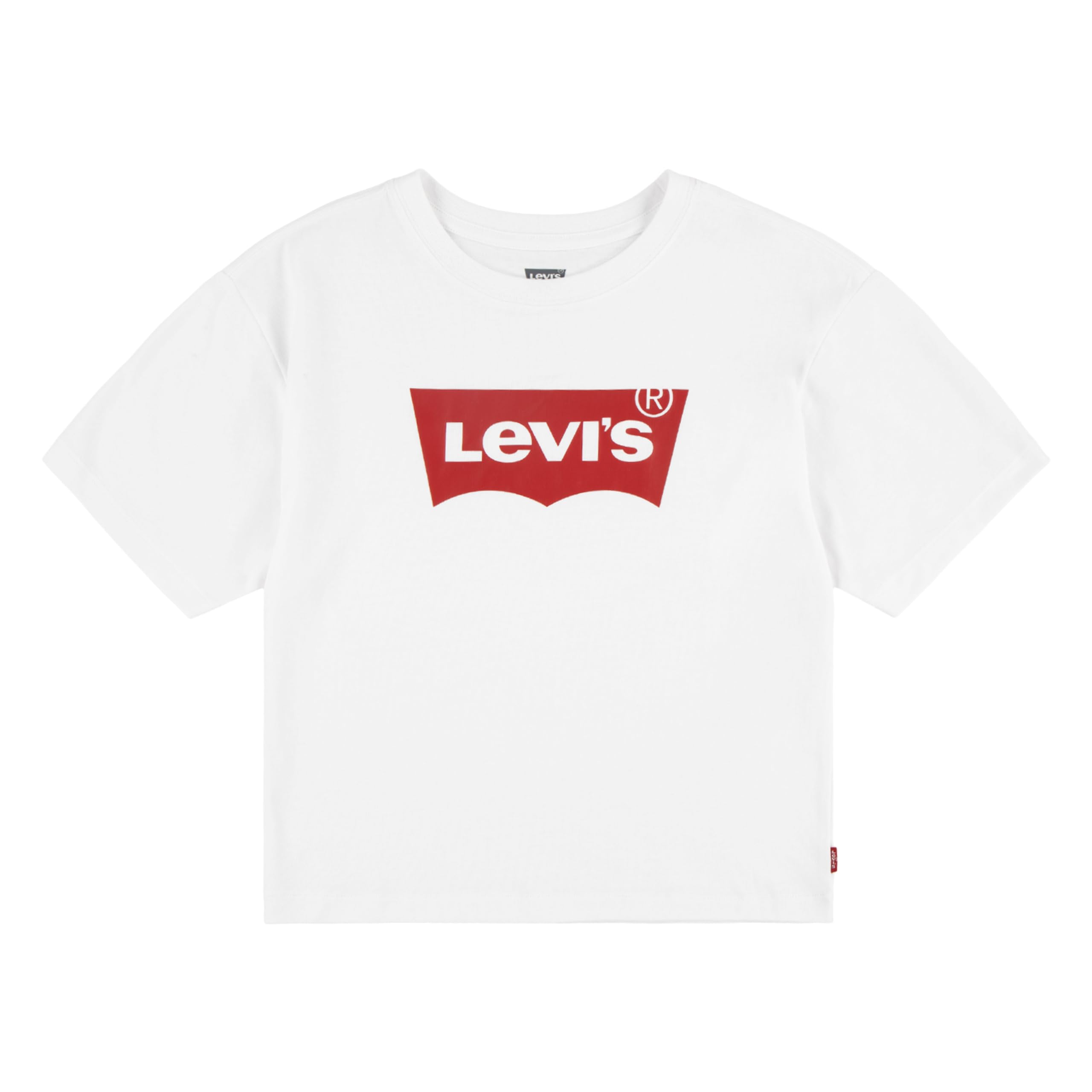 Levi's Lvg light bright cropped top Niñas Blanco 2 años