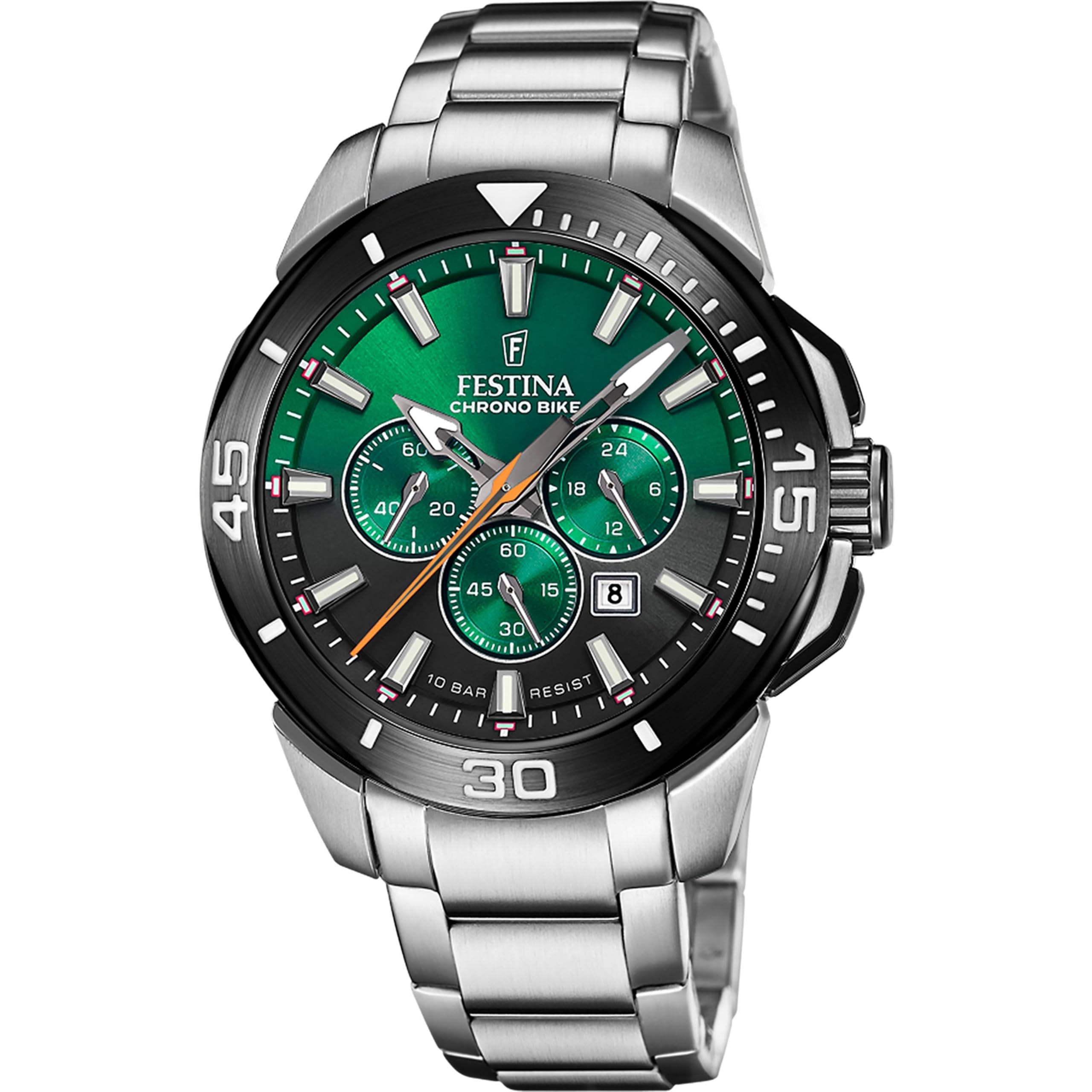 FESTINA Reloj Hombre Analógico de Acero Inoxidable 316l Plateado