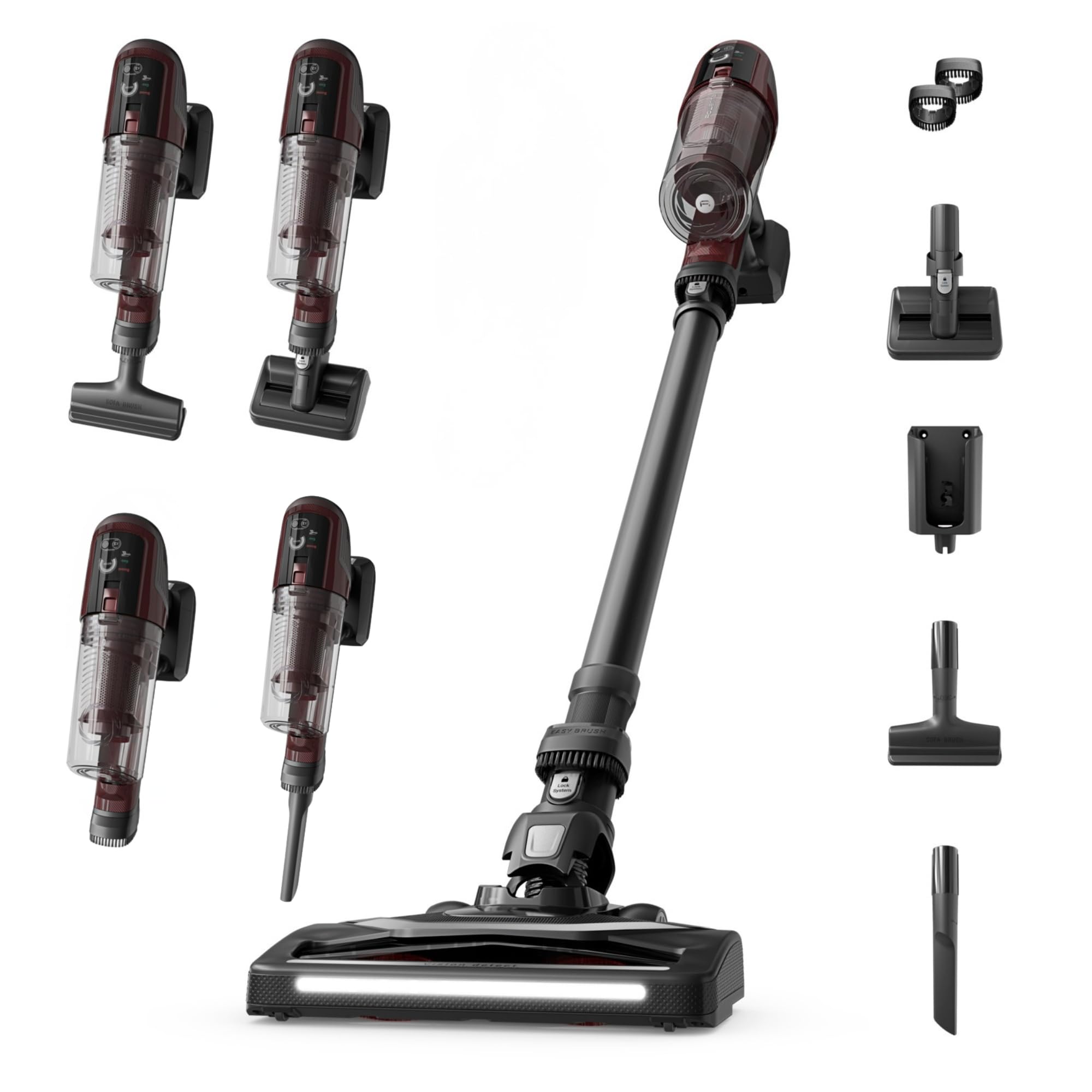 Rowenta X-Pert 6.80, Aspiradora Escoba Sin Cable, Autonomía de 60 min, Limpieza 4 en 1, Ligera s