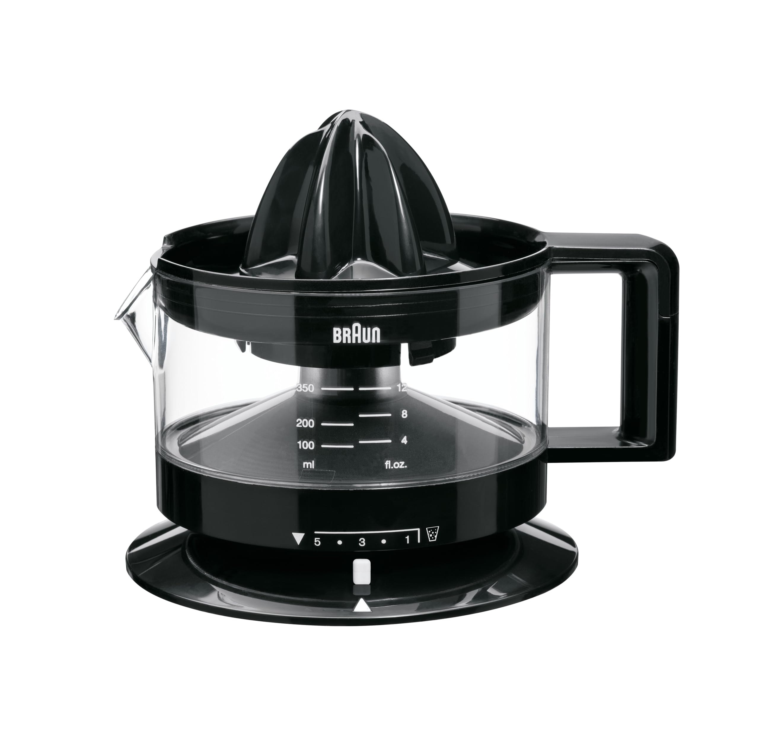 Braun Hogar TributeCollection CJ3000 BK - Exprimidor Eléctrico, 20 W, 350ml, Cantidad de Pulpa A