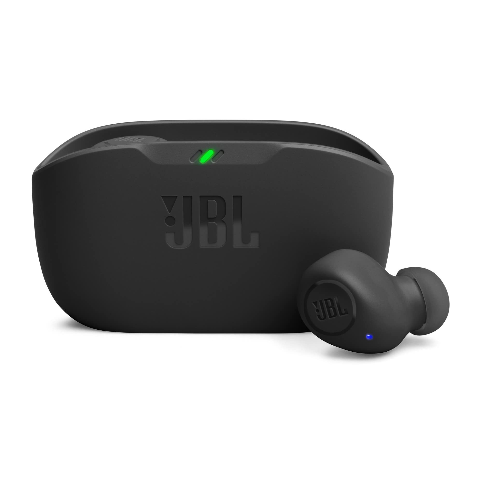 JBL Wave Buds, auriculares inalámbricos In-Ear con resistencia al agua IP54 e IPX2, bajos potent