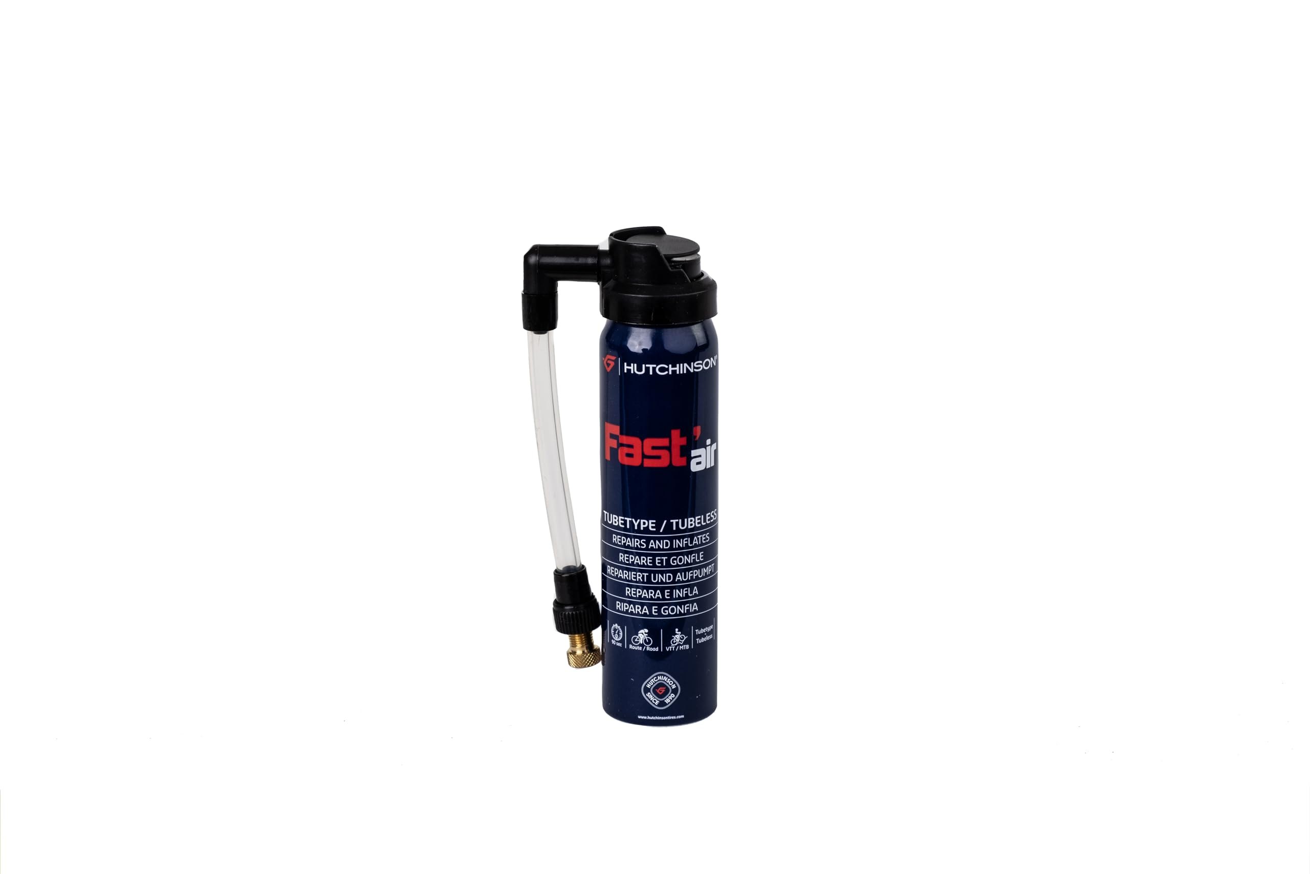 HUTCHINSON - Fast'Air - Spray reparador de pinchazos - Repara e infla - Reparación express en 90