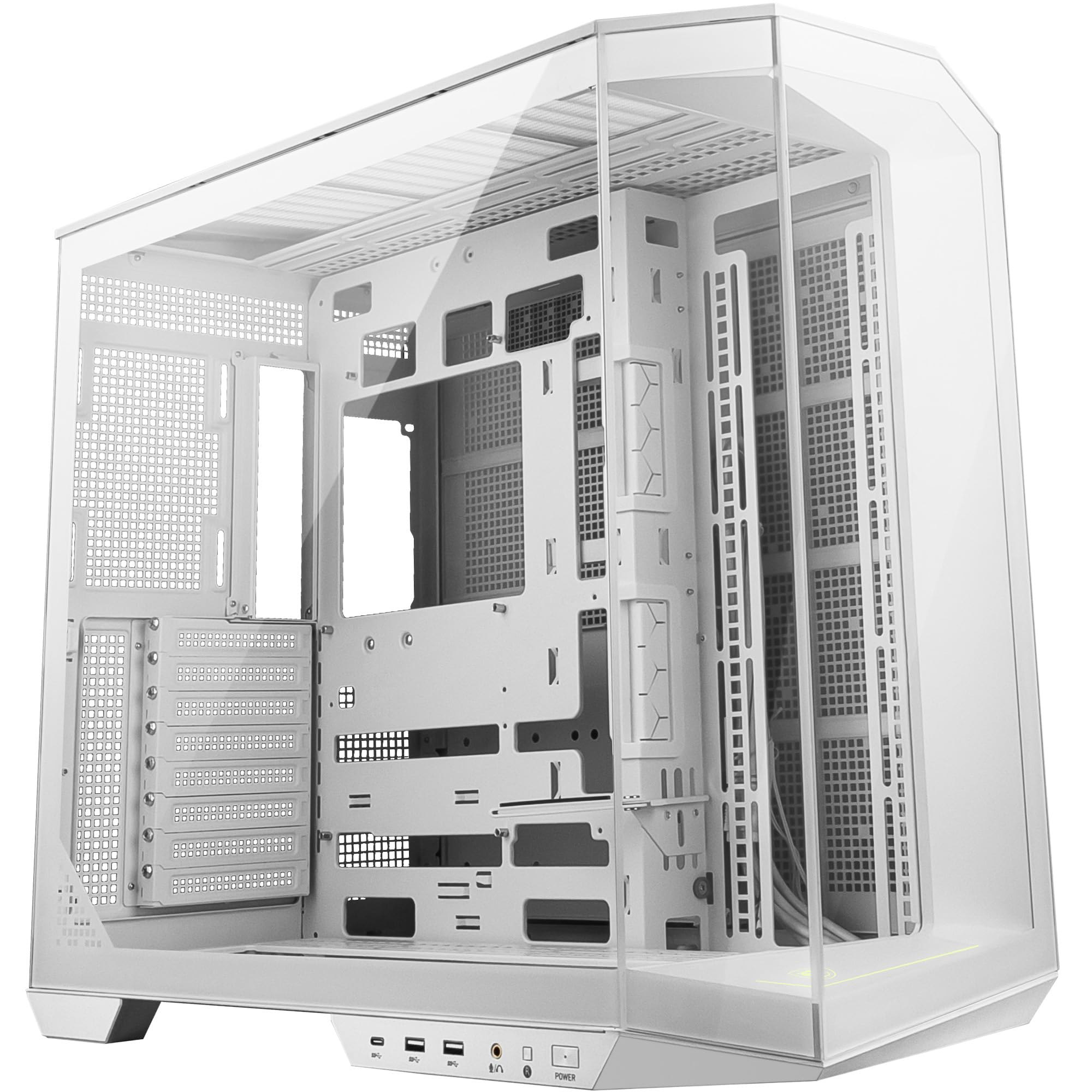 Msi Mag Pano - Carcasa Para PC Atx De 100 L Pz, Capacidad Atx, Soporte De Instalación De GPU Ver