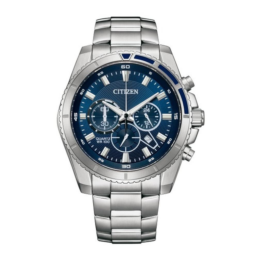 Citizen Reloj de Cuarzo analógico para Hombre 32025932, Plata, Eén maat, Moderno