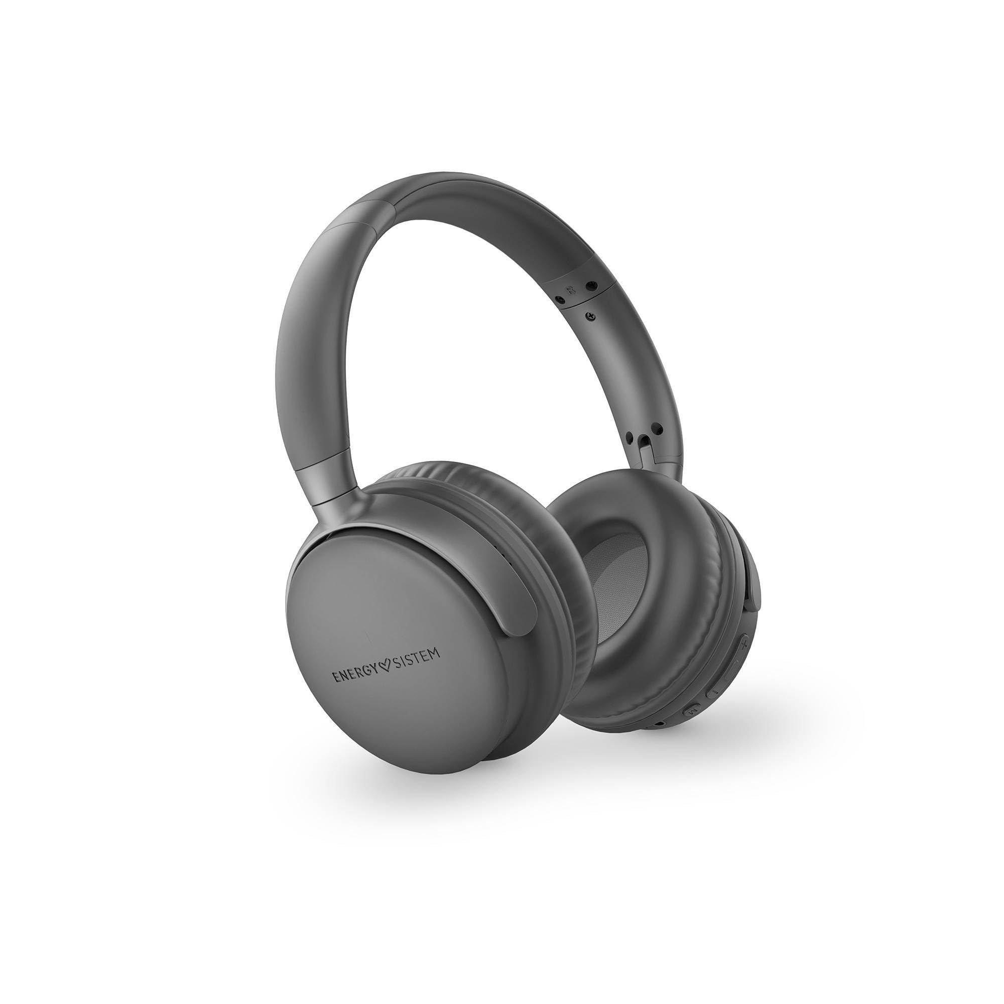 Energy Sistem Studio Plus - Auriculares Bluetooth (Radio FM, 45h de batería, Reproductor MP3 Mic