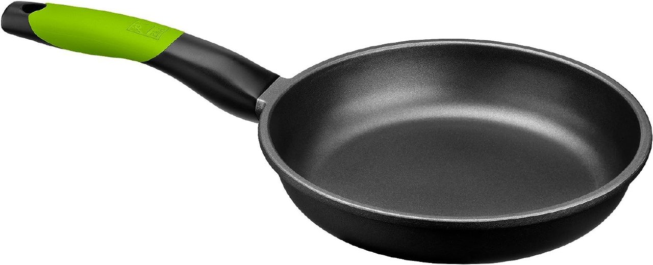 BRA Prior Sarten 22 cm Aluminio Fundido, con antiadherente, apto para todo tipo de cocinas incl